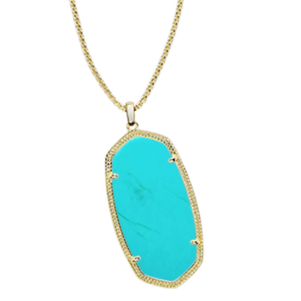 Kendra Scott Reid Necklace in Turquoise Magnesite